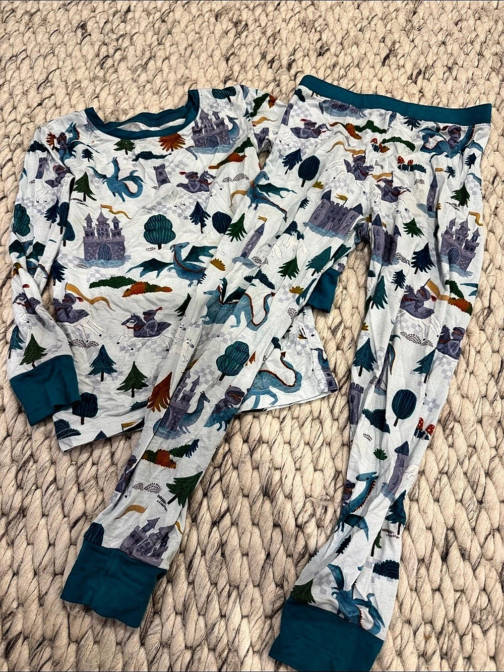 Little Sleepies Knight's Quest Two-Piece Pajama Set Pajama Set 5/6